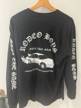 Rodeo boys longsleeve band tour tee t-shirt